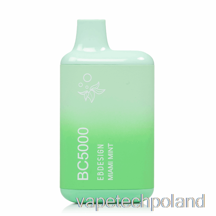 Jednorazowy Vape Tech Polska Bc5000 Miami Miętowy